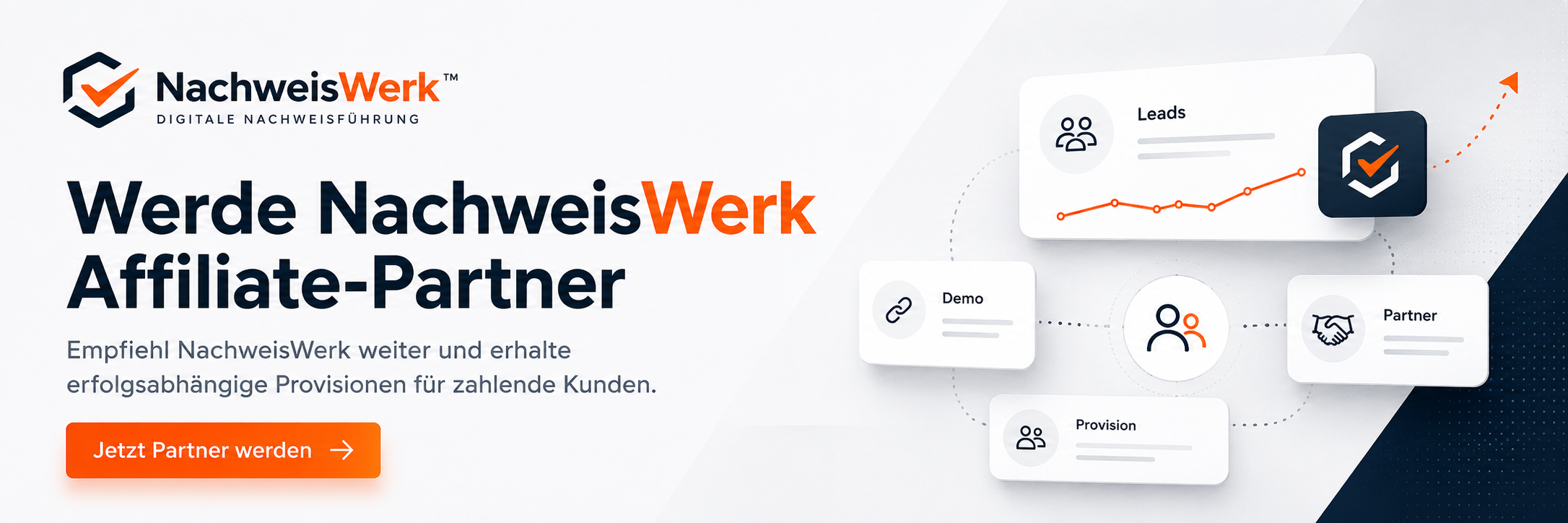 NachweisWerk Affiliate-Partner Programm: Leads, Demo, Partner, Provision