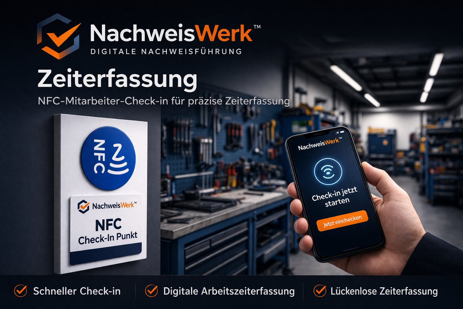 NachweisWerk™ Zeiterfassung NFC